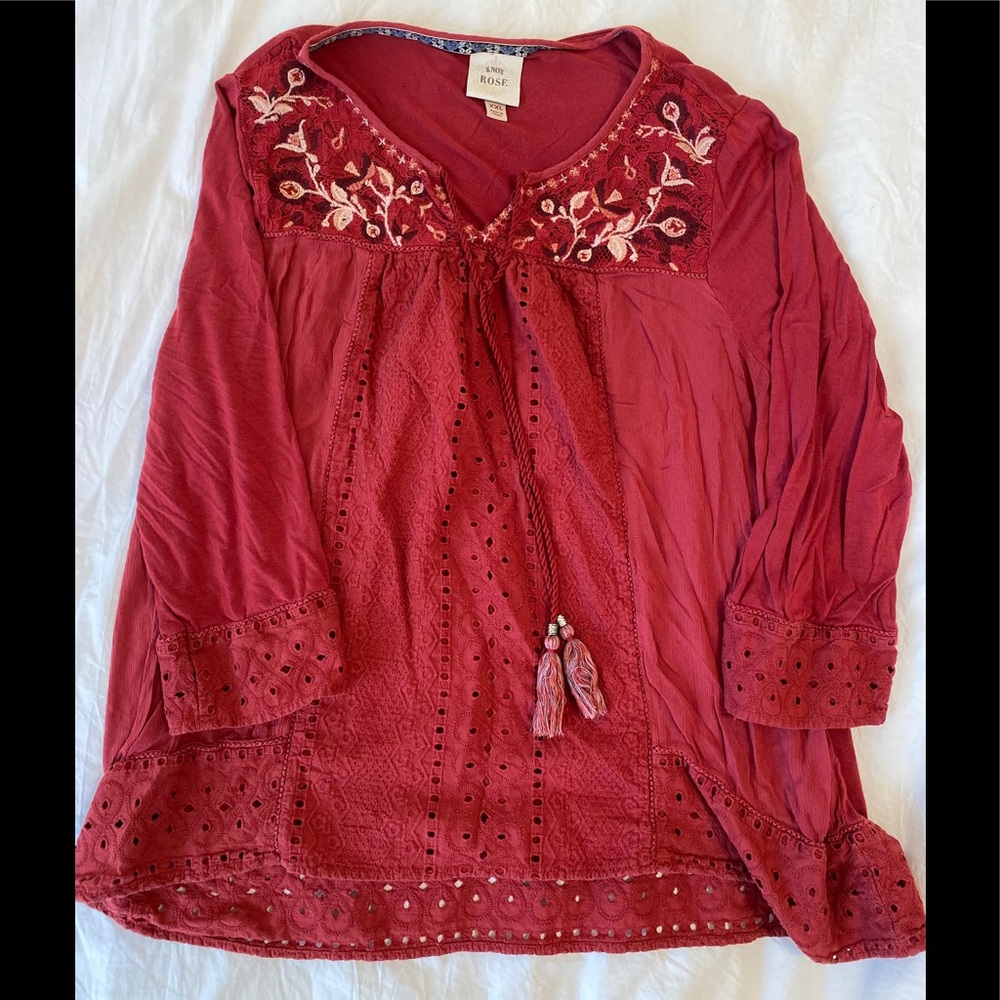 Knox Rose Blouse Size XXL